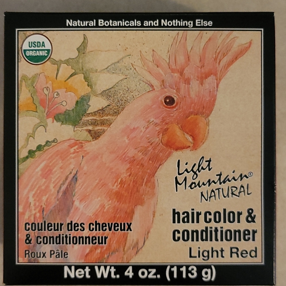 Natural Hair Color Henna (light red) 2 boxes